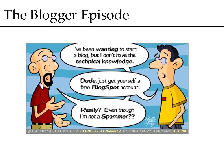 The Blogger Episode 