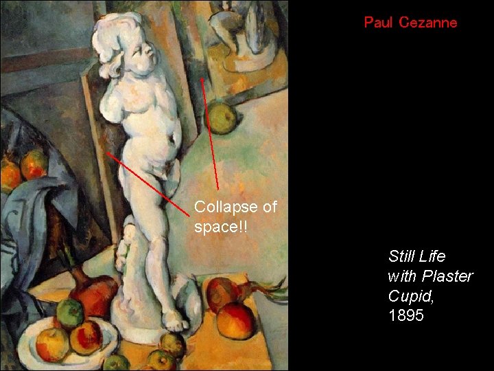 Paul Cezanne Collapse of space!! Still Life with Plaster Cupid, 1895 