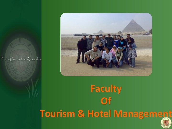 Faculty Of Tourism & Hotel Management 