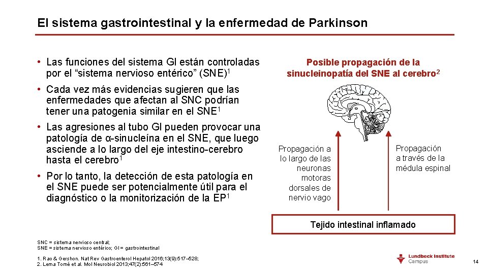 El sistema gastrointestinal y la enfermedad de Parkinson • Las funciones del sistema GI