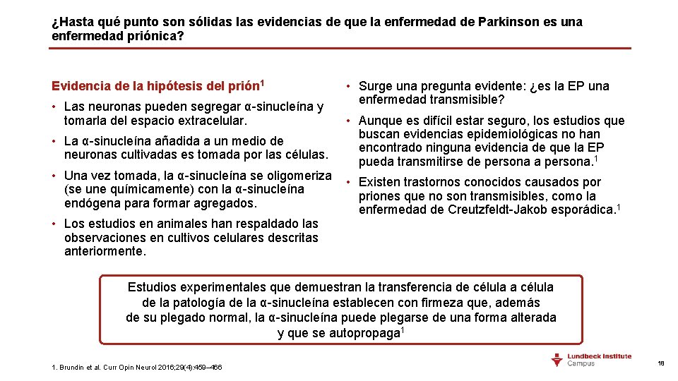 ¿Hasta qué punto son sólidas las evidencias de que la enfermedad de Parkinson es