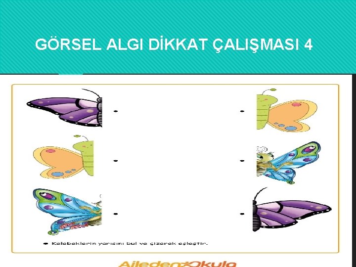 GÖRSEL ALGI DİKKAT ÇALIŞMASI 4 