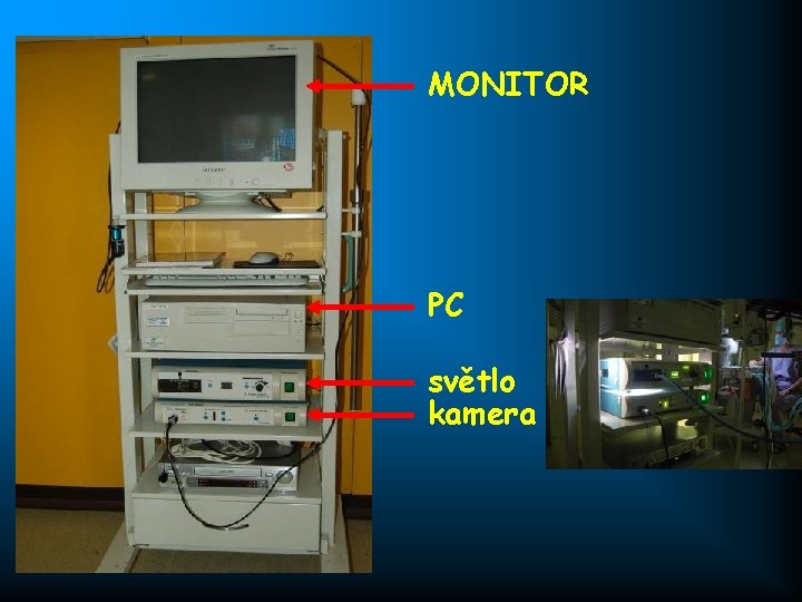 MONITOR PC světlo kamera 