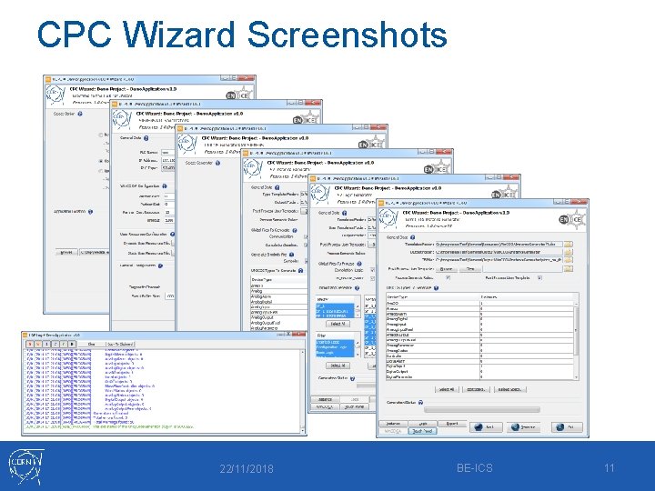 CPC Wizard Screenshots 22/11/2018 BE-ICS 11 