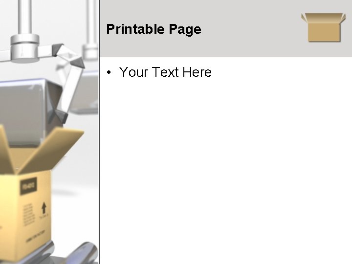 Printable Page • Your Text Here 