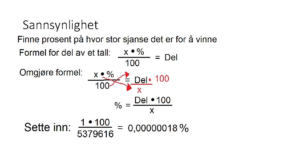 Sannsynlighet 