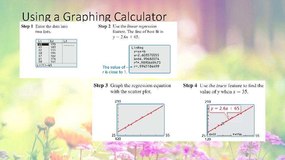 Using a Graphing Calculator 