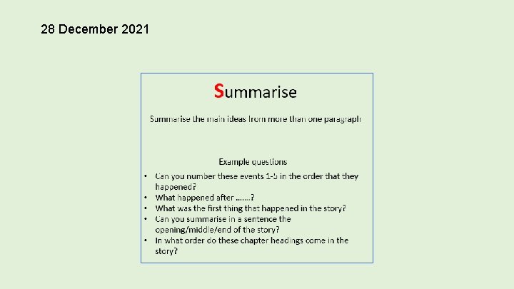 28 December 2021 