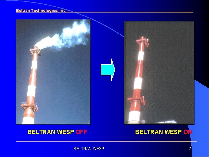 Beltran Technologies, Inc. BELTRAN WESP OFF BELTRAN WESP ON 7 