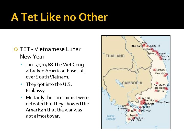 A Tet Like no Other TET - Vietnamese Lunar New Year Jan. 30, 1968