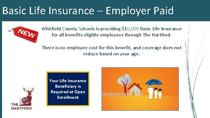 Basic Life Insurance – Employer Paid Whitfield County Schools is providing $10, 000 Basic