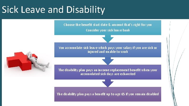 Sick Leave and Disability Choose the benefit start date & amount that’s right for