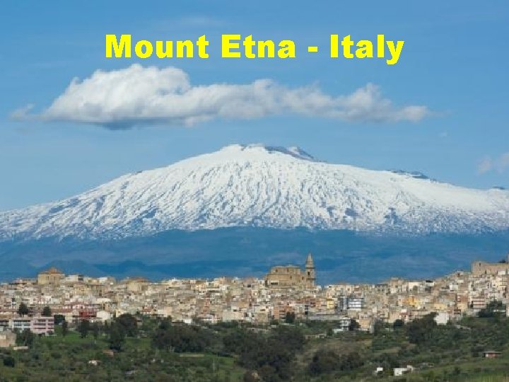 Mount Etna - Italy 