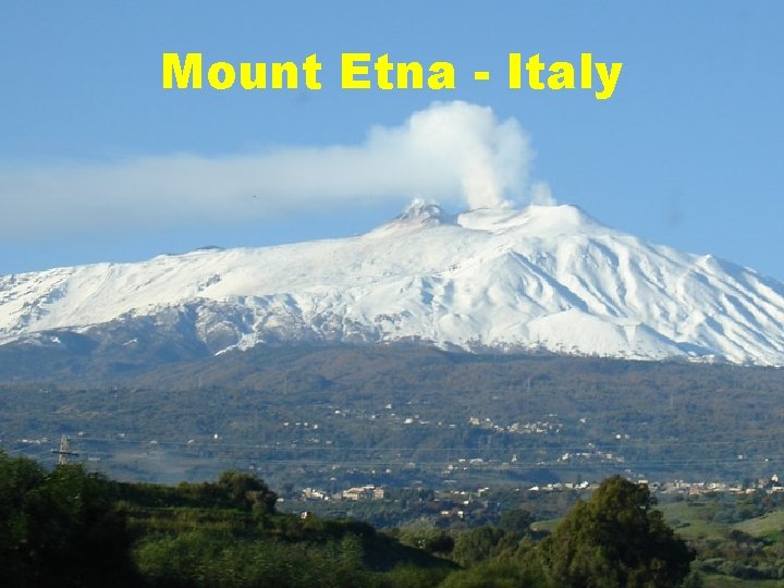 Mount Etna - Italy 