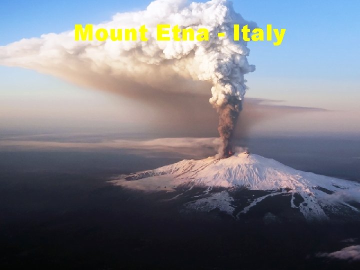 Mount Etna - Italy 