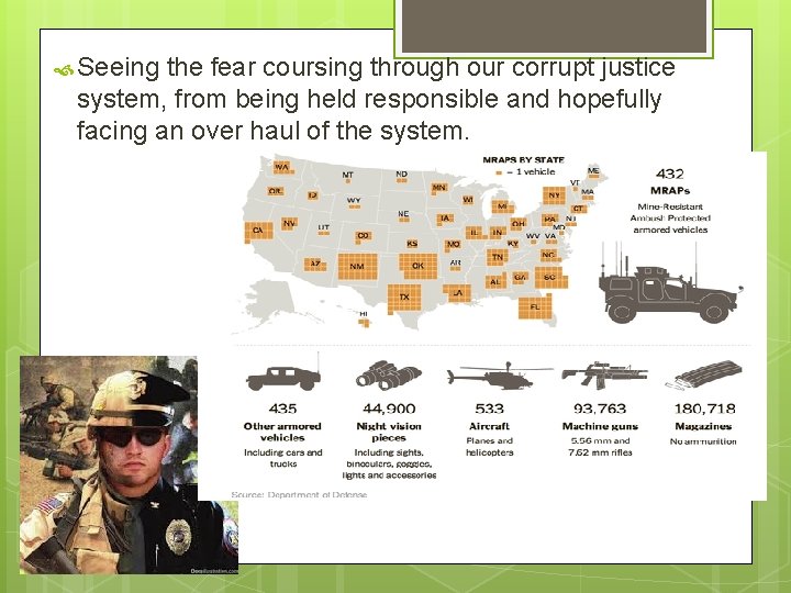  Seeing the fear coursing through our corrupt justice system, from being held responsible