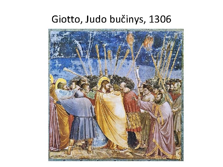 Giotto, Judo bučinys, 1306 