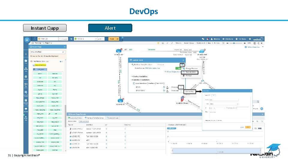 Dev. Ops Instant Qapp 31 | Copyright Net. Brain® Alert 