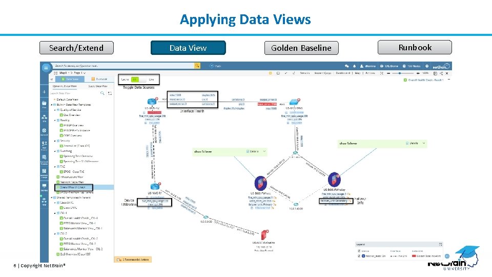 Applying Data Views Search/Extend 6 | Copyright Net. Brain® Data View Golden Baseline Runbook