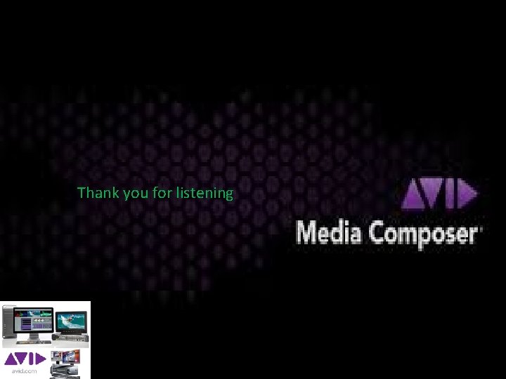 Thank you for listening 