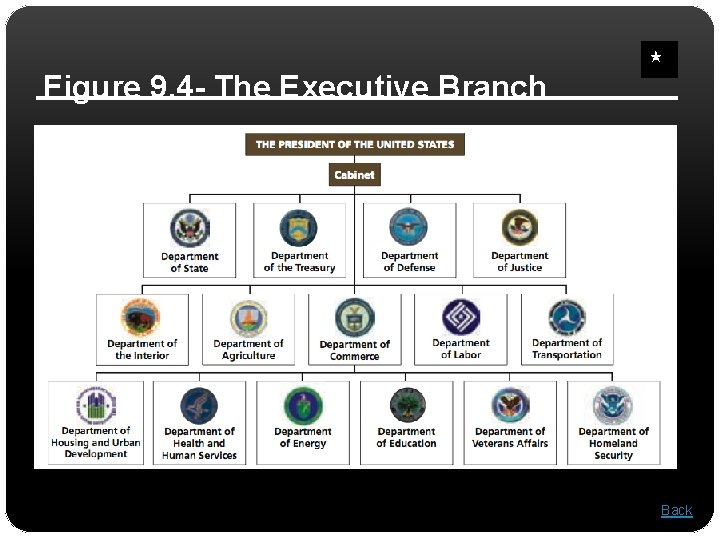  Figure 9. 4 - The Executive Branch Back 