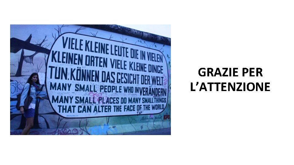 GRAZIE PER L’ATTENZIONE 