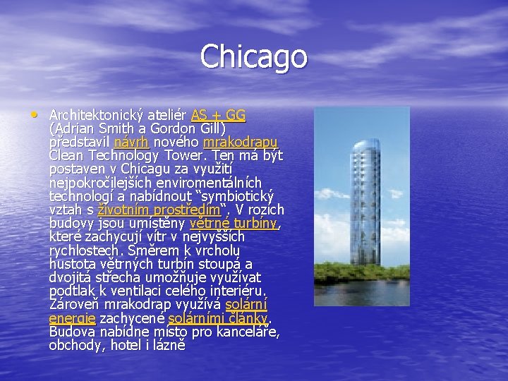 Chicago • Architektonický ateliér AS + GG (Adrian Smith a Gordon Gill) představil návrh