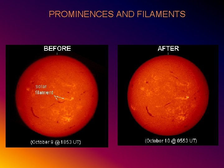 PROMINENCES AND FILAMENTS 