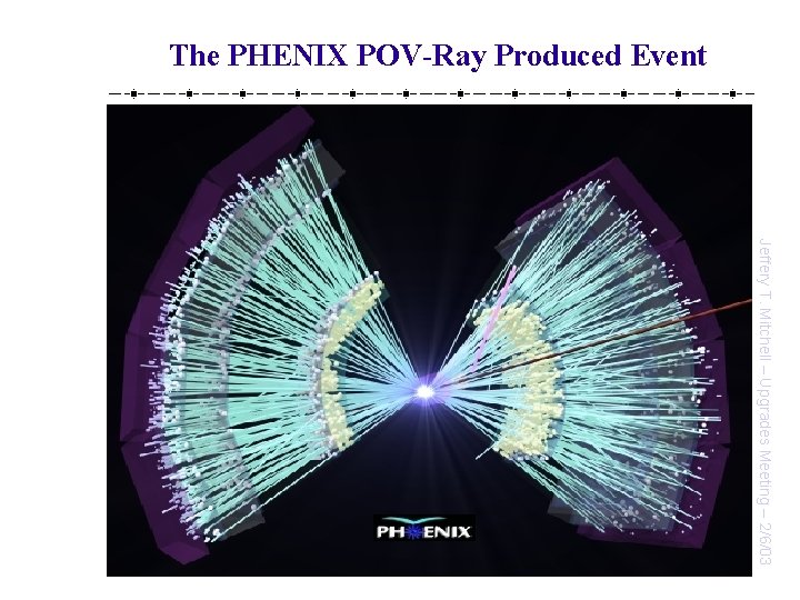 The PHENIX POV-Ray Produced Event Jeffery T. Mitchell – Upgrades Meeting – 2/6/03 