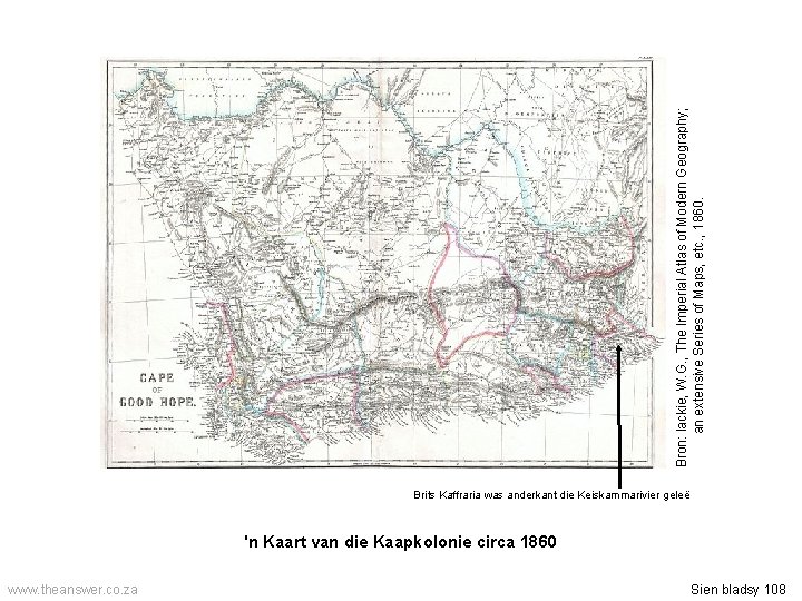 Bron: lackie, W. G. , The Imperial Atlas of Modern Geography; an extensive Series