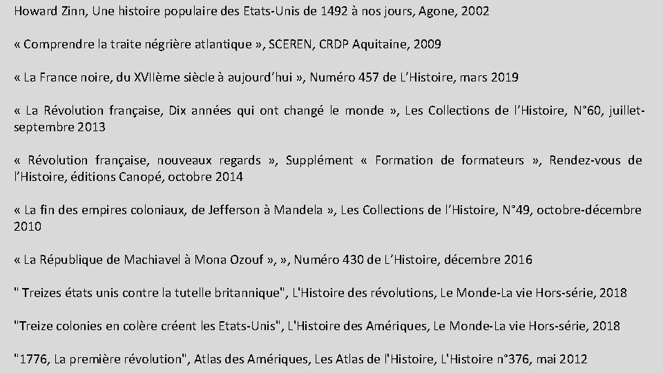 Howard Zinn, Une histoire populaire des Etats-Unis de 1492 à nos jours, Agone, 2002