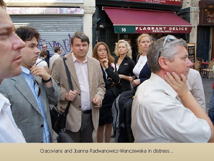 JRW Cracovians and Joanna Radwanowicz-Wanczewska in distress. . . 