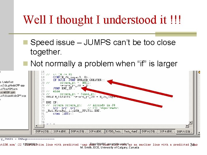 Well I thought I understood it !!! n Speed issue – JUMPS can’t be