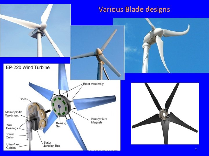 Various Blade designs Ken Youssefi Introduction to Engineering – E 10 2 