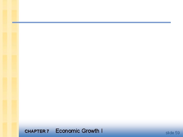 CHAPTER 7 Economic Growth I slide 59 