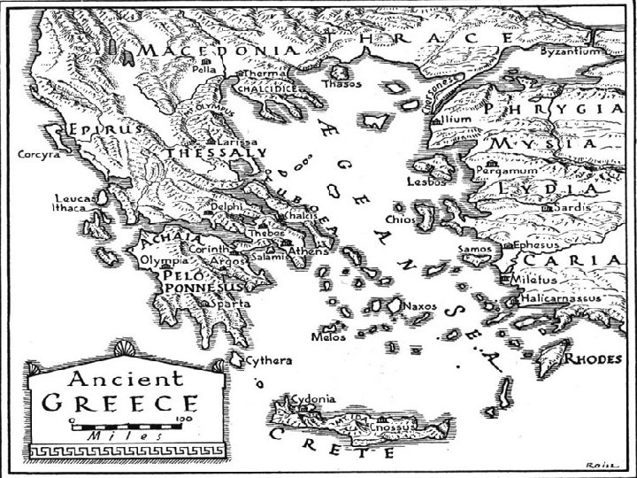 Map of Ancient Greece 