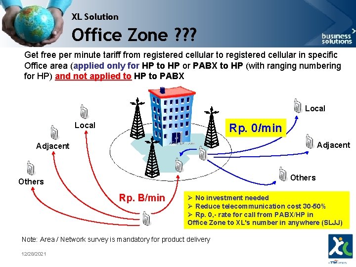XL Solution Office Zone ? ? ? Get free per minute tariff from registered
