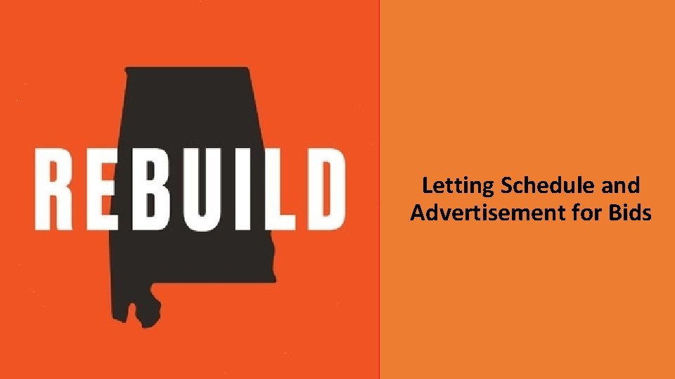 Letting Schedule and Advertisement for Bids 