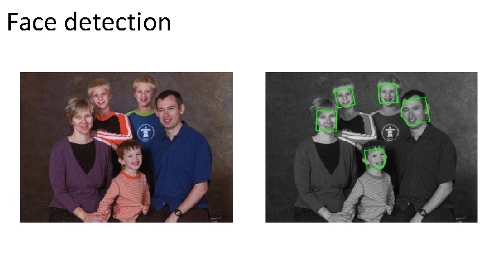 Face detection 
