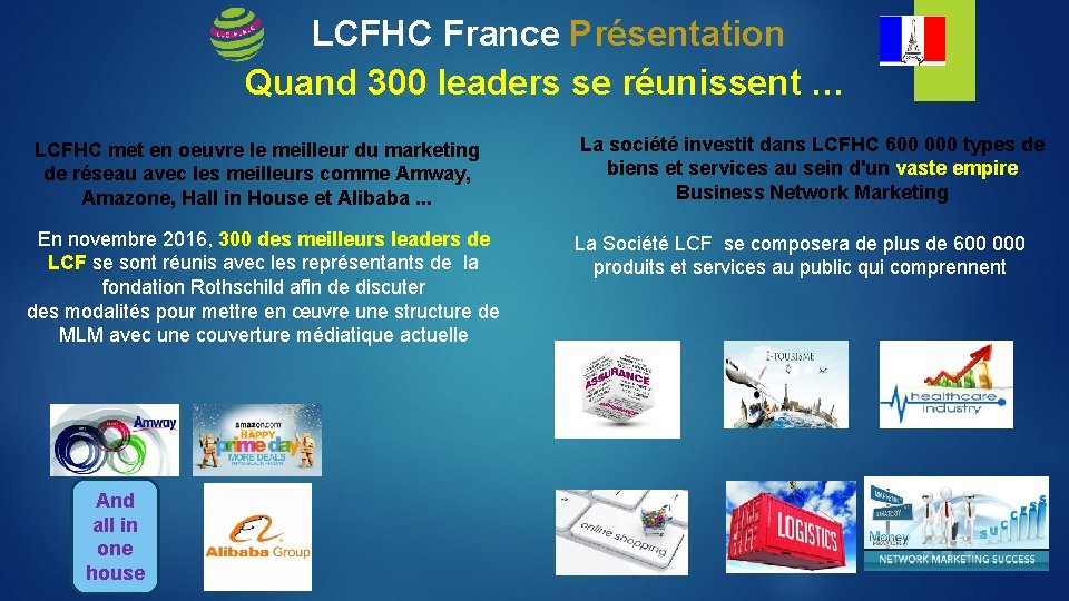 LCFHC France Présentation Quand 300 leaders se réunissent … LCFHC met en oeuvre le
