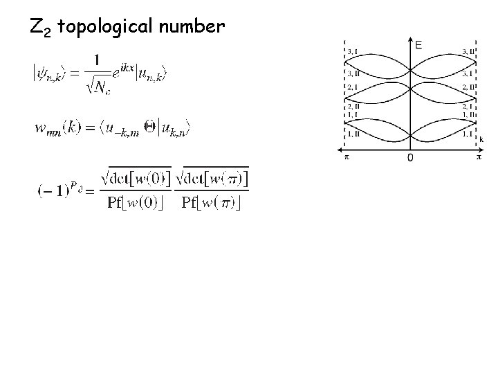 Z 2 topological number 