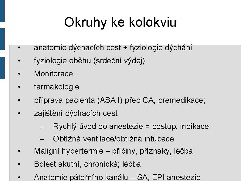 Anesteziologie A Lba Bolesti MUDr Luk Dadk Ph