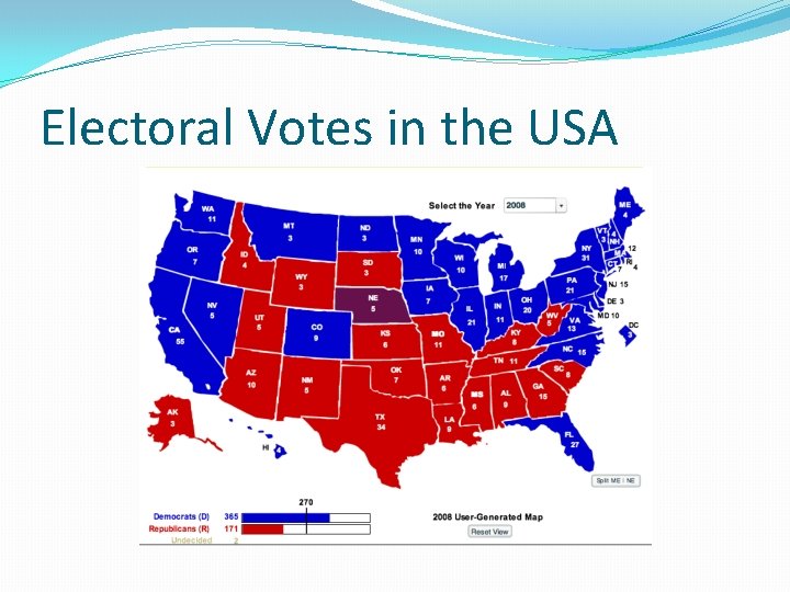 Electoral Votes in the USA 