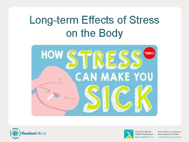 Long-term Effects of Stress on the Body 