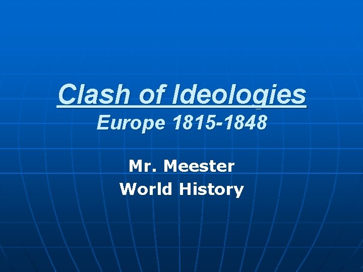 Реферат: Conservatism Liberalism And Nationalism In Europe 18151848