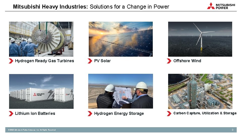 Mitsubishi Heavy Industries: Solutions for a Change in Power Hydrogen Ready Gas Turbines PV
