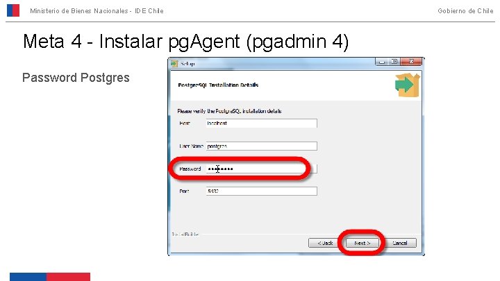 Ministerio de Bienes Nacionales - IDE Chile Meta 4 - Instalar pg. Agent (pgadmin