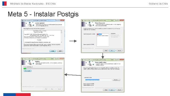 Ministerio de Bienes Nacionales - IDE Chile Meta 5 - Instalar Postgis Gobierno de