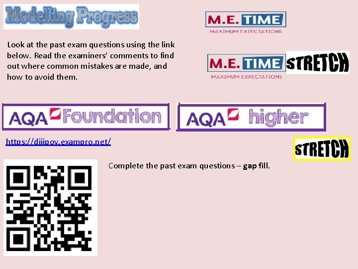 Look at the past exam questions using the link below. Read the examiners’ comments