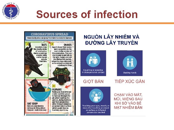 Sources of infection 